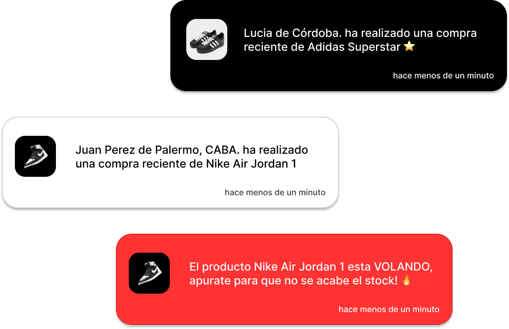 Mostrá lo que otros están comprando